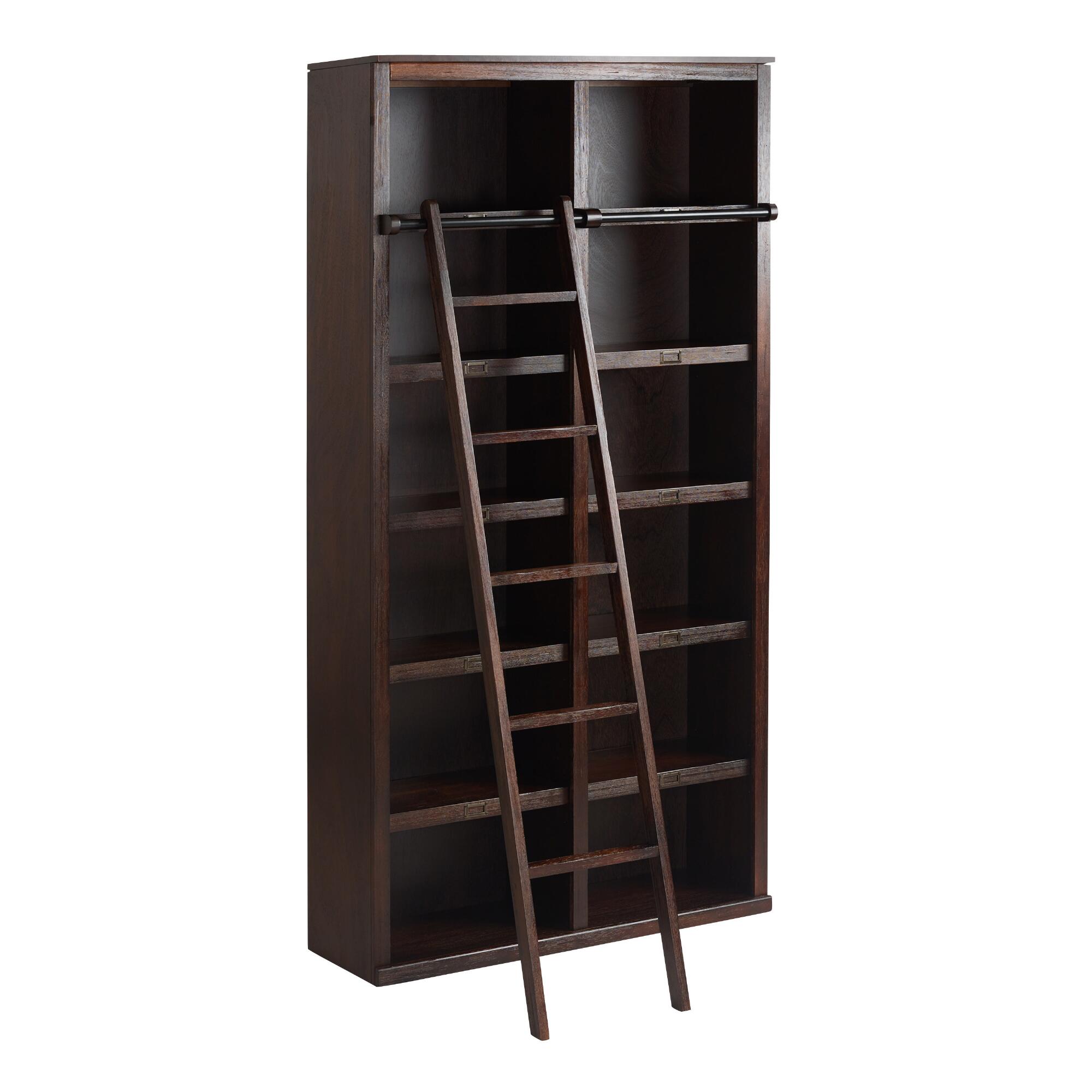 Espresso Augustus Library Shelf Collection by World Market