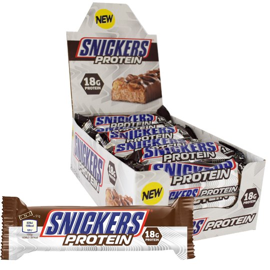 Snickers proteiinipatukat 18kpl - 44% alennus