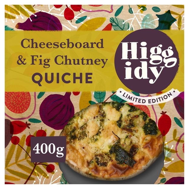 Higgidy Cheeseboard & Fig Chutney Quiche