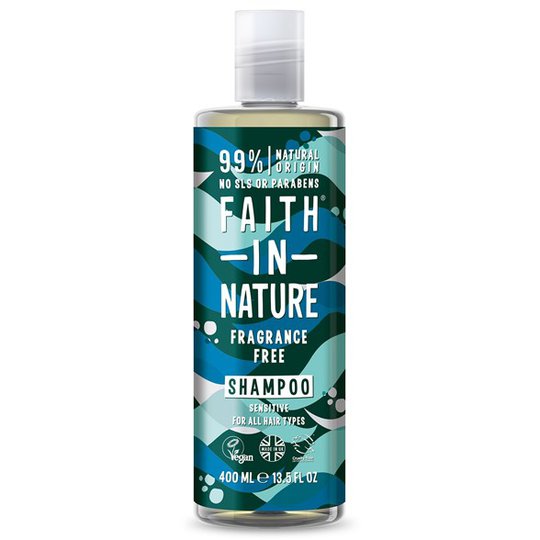 Faith in Nature Fragrance Free Shampoo, 400 ml