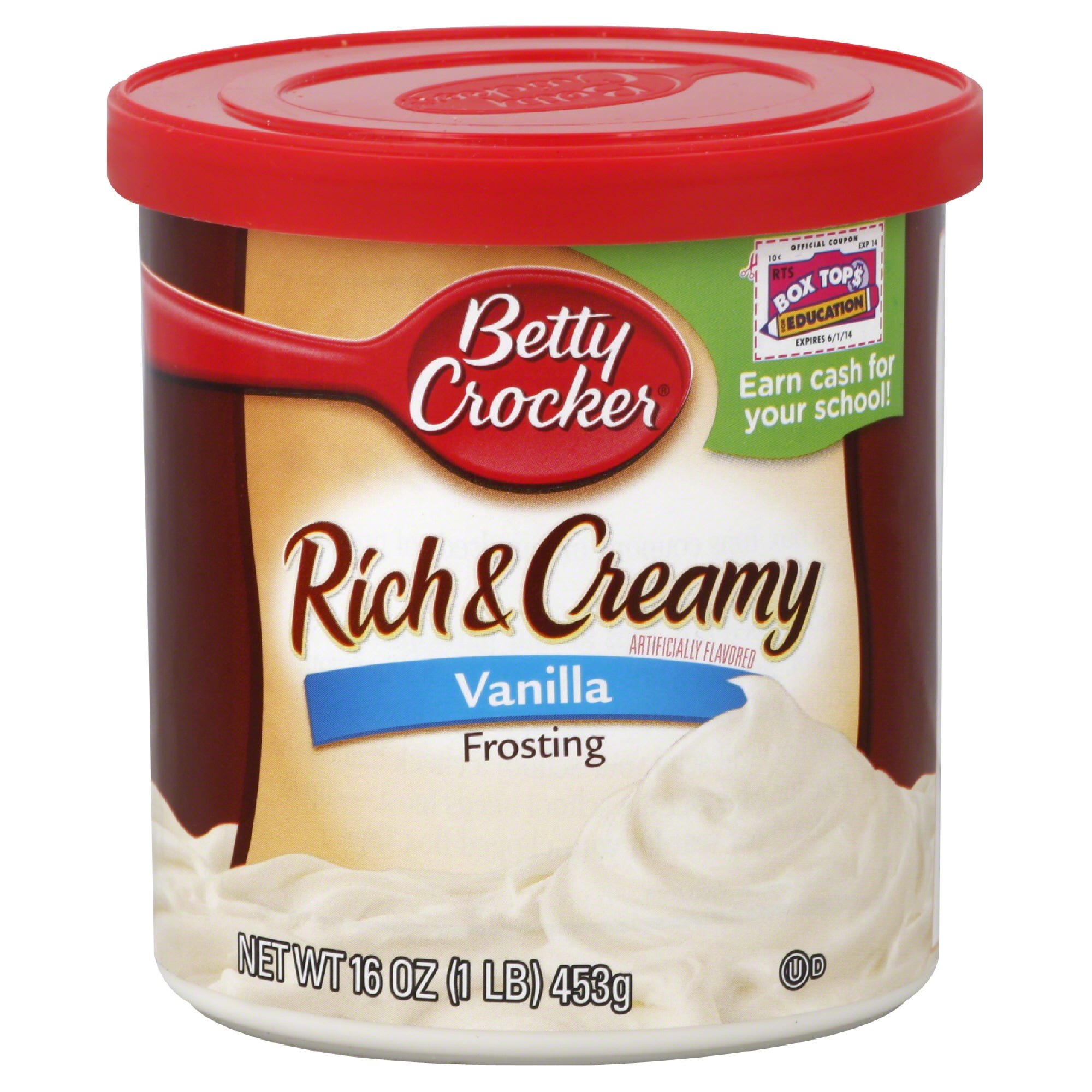 Betty Crocker Rich & Creamy Frosting, Vanilla - 16 oz