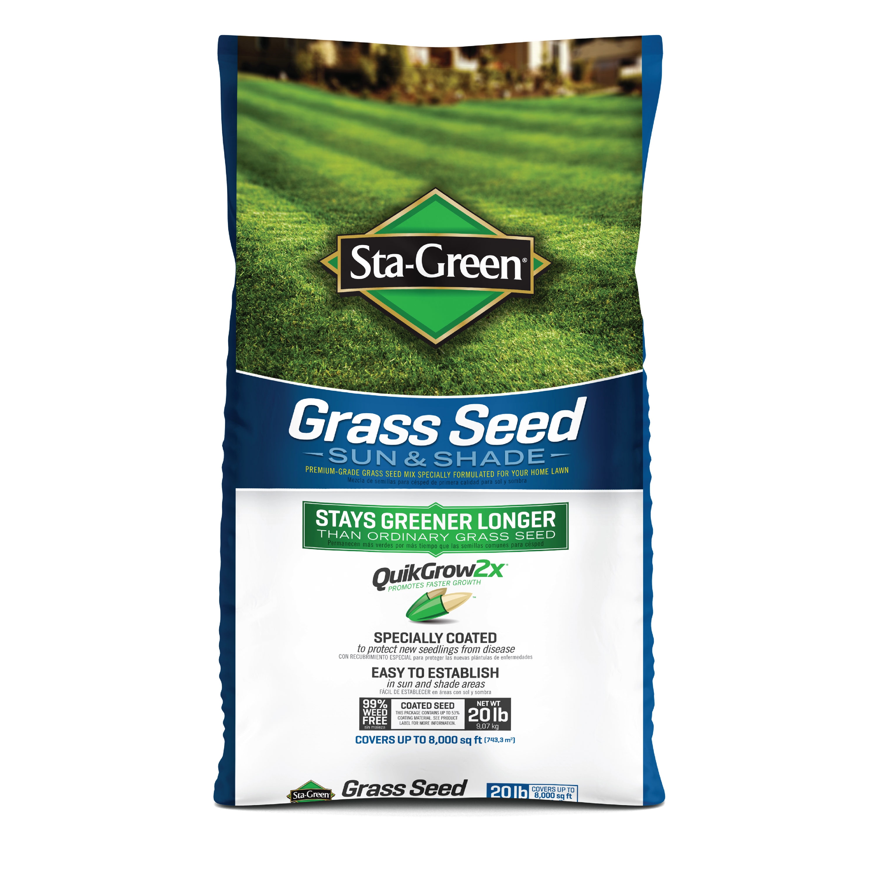 Sta-Green Sun and Shade 20-lb Mixture/Blend Grass Seed | 2149620290