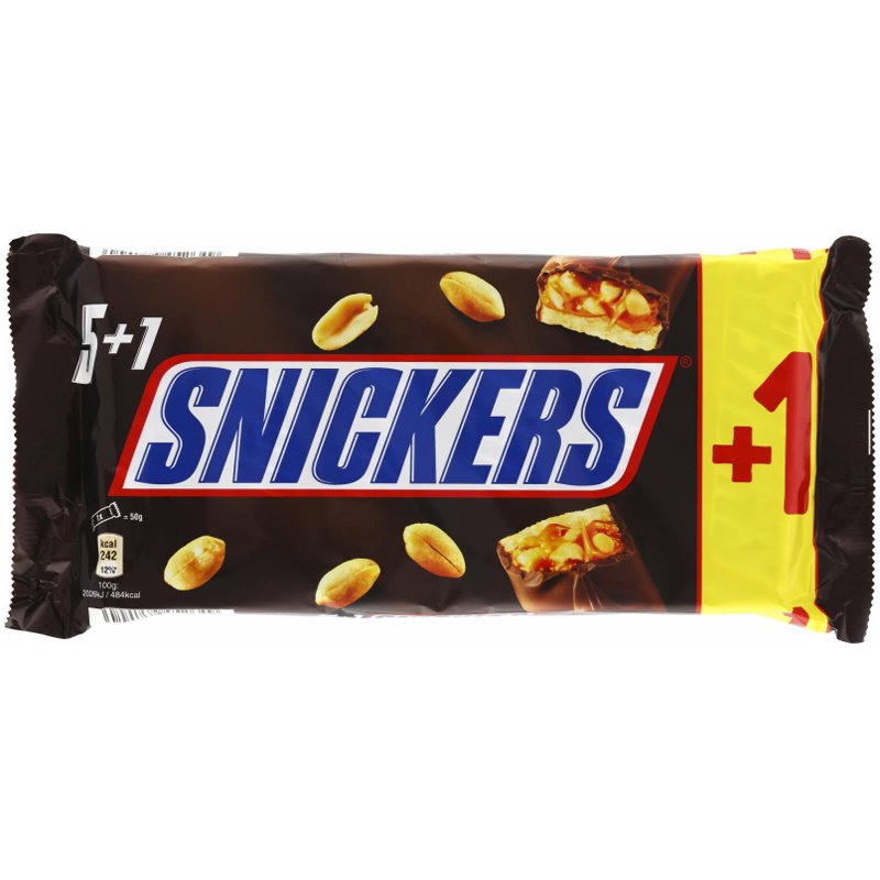 Snickers 6-pack 300g - 50% rabatt