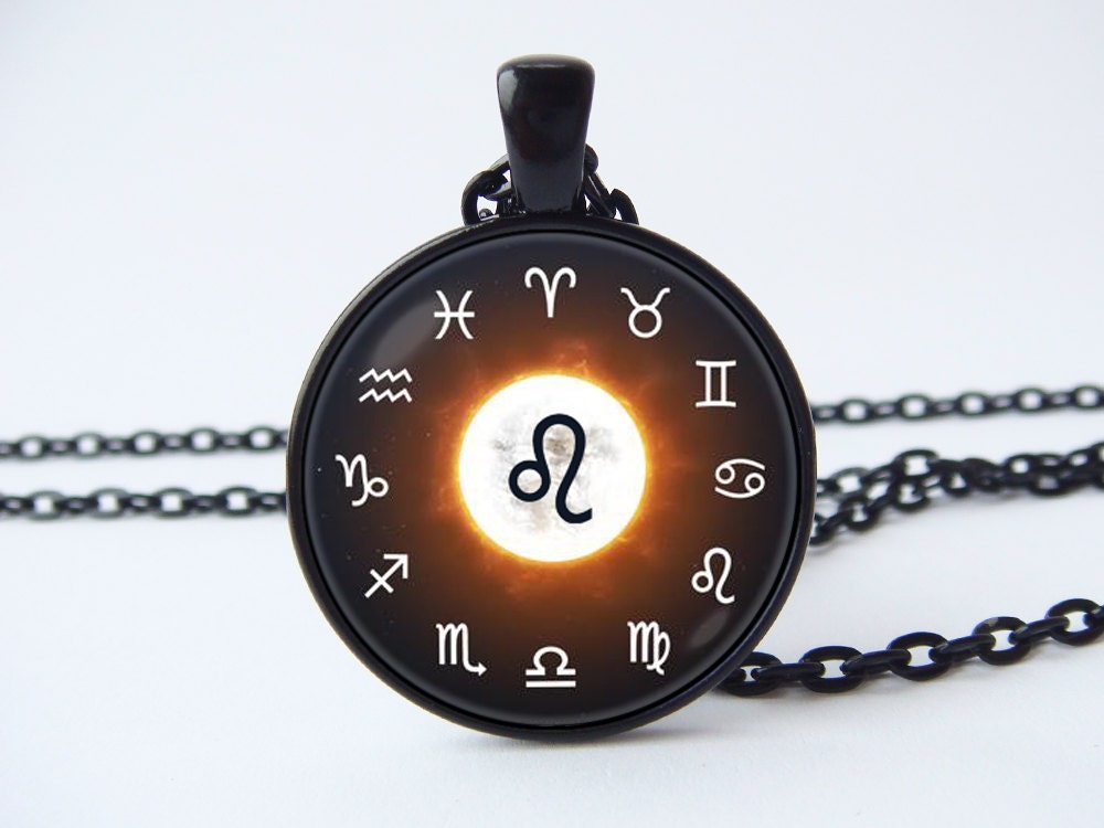Personalized Pendant Zodiac Leo Girls Gift Constellation Jewelry Your Zodiac Sign Astrology Necklace Custom