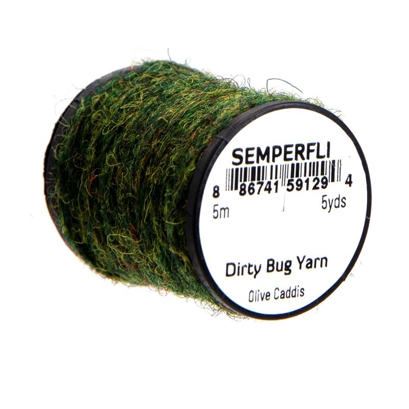 Semperfli Dirty Bug Yarn Olive Caddis
