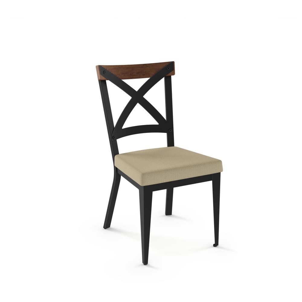 Amisco Snyder Contemporary/Modern Polyester Blend Upholstered Dining Side Chair (Metal Frame) | 30529-WE/1B25HOF487