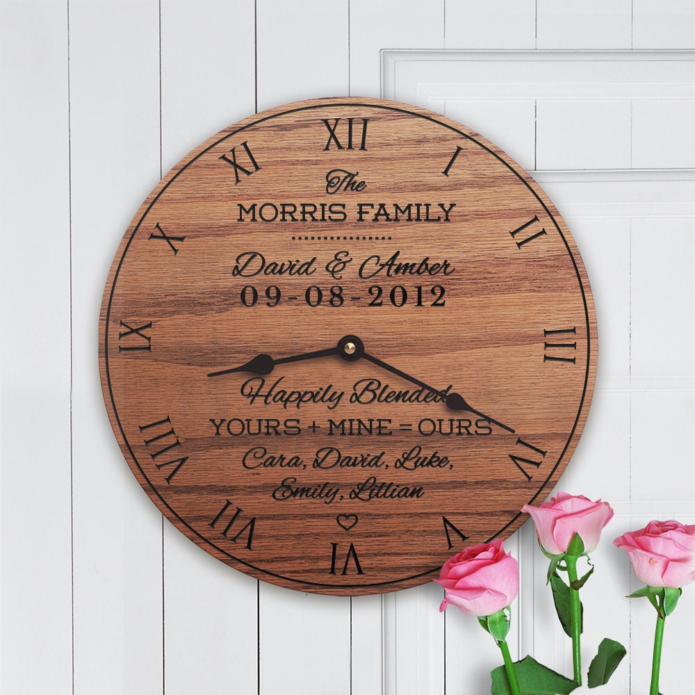 Personalized Wedding Gift For Blended Family - Second Marriage Remarried Step Parent