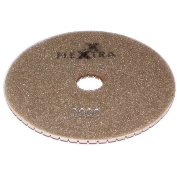 Flexxtra 100.251 Timanttihiomalaikka 125 x 4 mm, märkä/kuiva Karkeus 3000