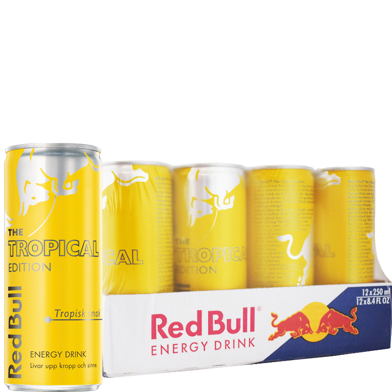Red Bull Tropical 12-pack - 50% rabatt