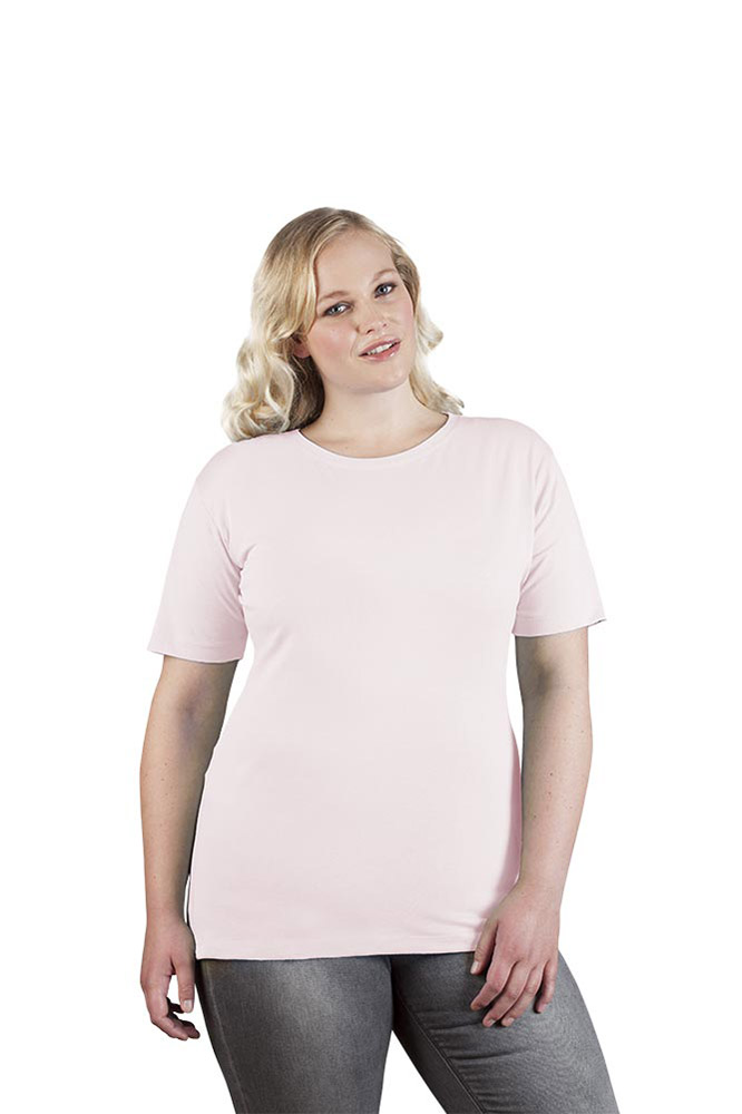 Premium T-Shirt Plus Size Damen SALE, Rosa, XXL
