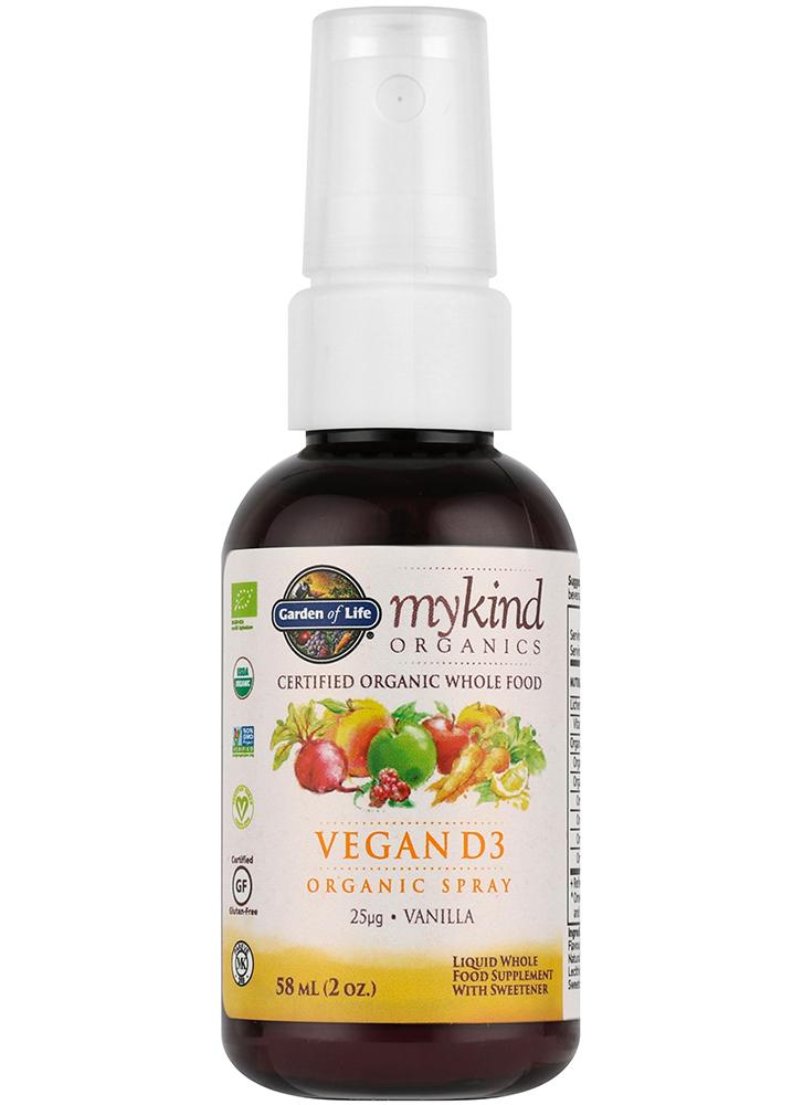 Garden Of Life mykind Organics Vegan D3 Spray Vanilla