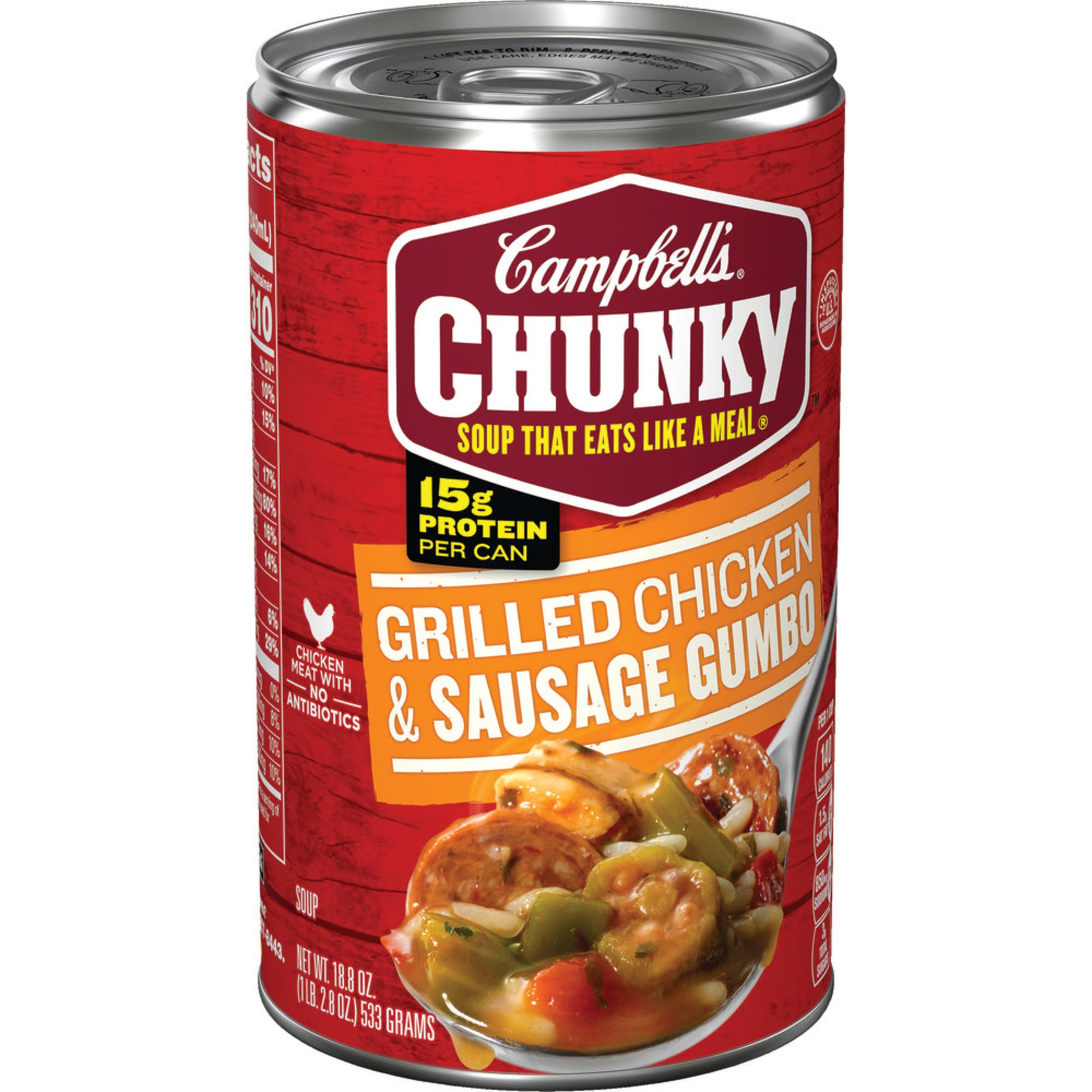 Campbell's Chunky Soup, Grilled Chicken & Sausage Gumbo - 18.8 oz