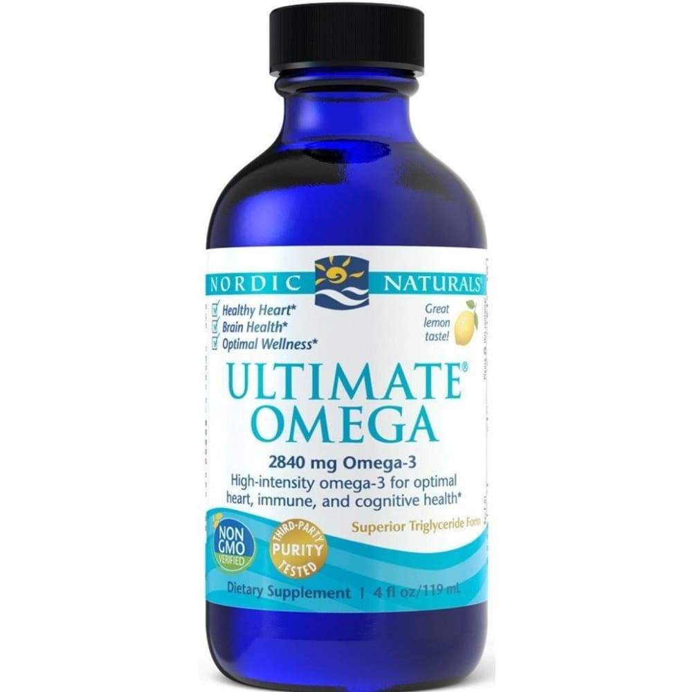 Ultimate Omega, 2840mg Lemon Flavor -119 ml.