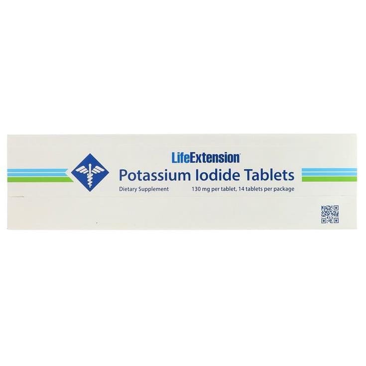 Potassium Iodide Tablets, 130mg - 14 tablets