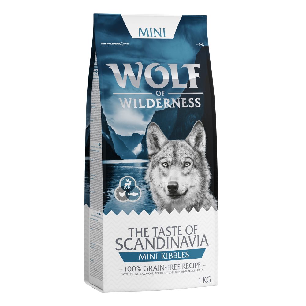Wolf of Wilderness "The Taste of" Mini Kibbles - Taste of Scandinavia - Salmon (1kg)
