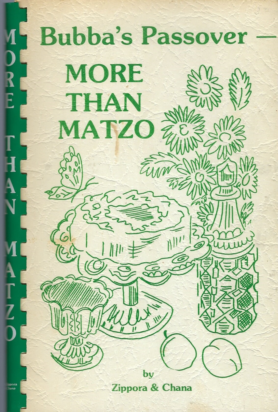 Bubba's Passover - More Than Matzo Vintage 1978 Ethnic Jewish Cookbook By Zippora & Chana Favorite Recipes Collectible Rare Cook Book