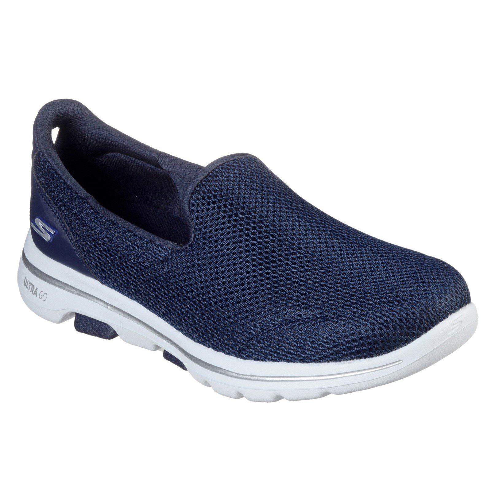 Skechers Women's Go Walk 5 Wide Trainer Various Colours 33061 - Navy 6