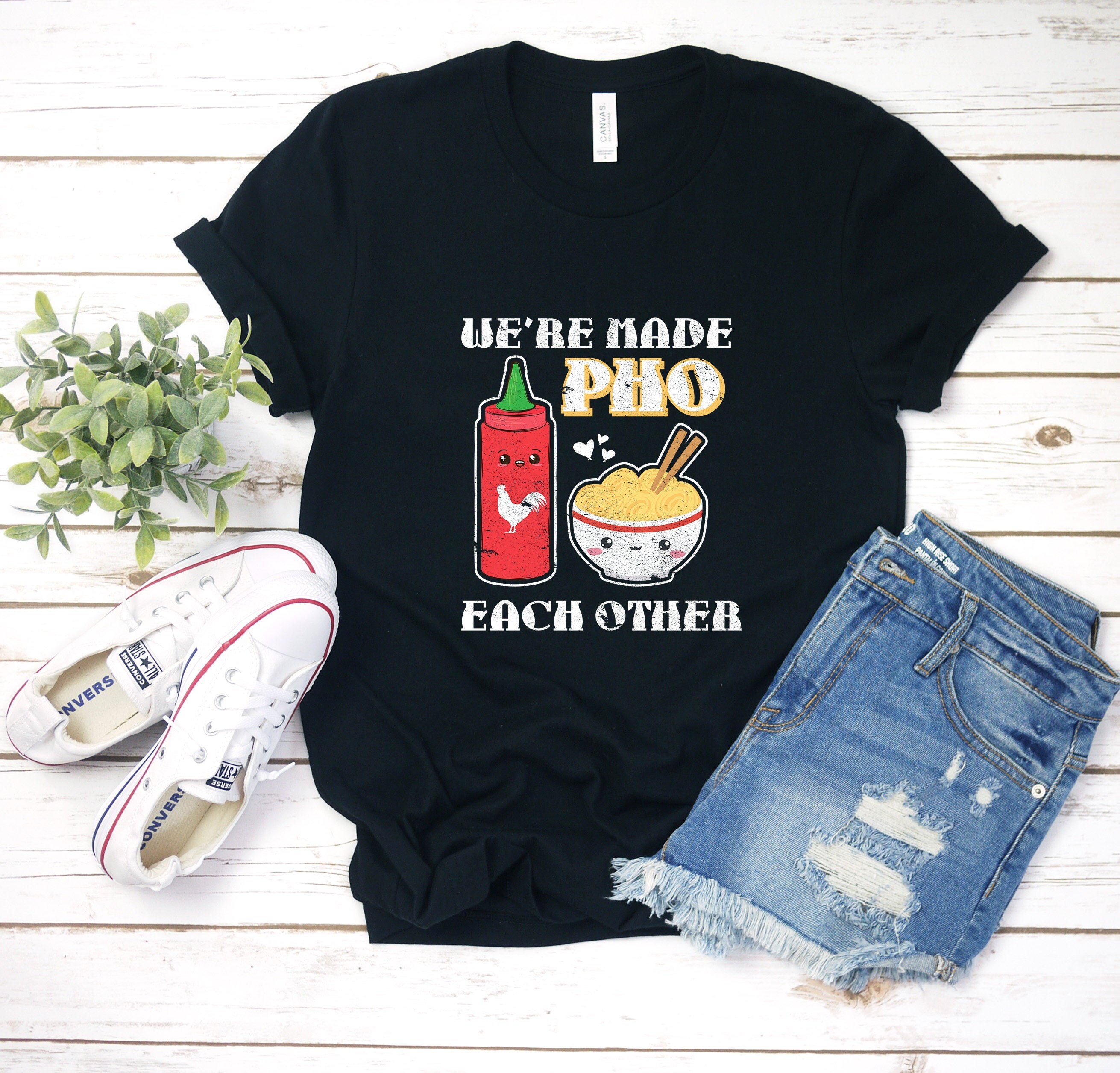 Made Pho Each Other Shirt Funny Lover T-Shirt Vietnamese Food Shirts Cute Asian Noodles Soup Tshirt Gift Noodle Bowl Foodie Viet Tee Cuisine