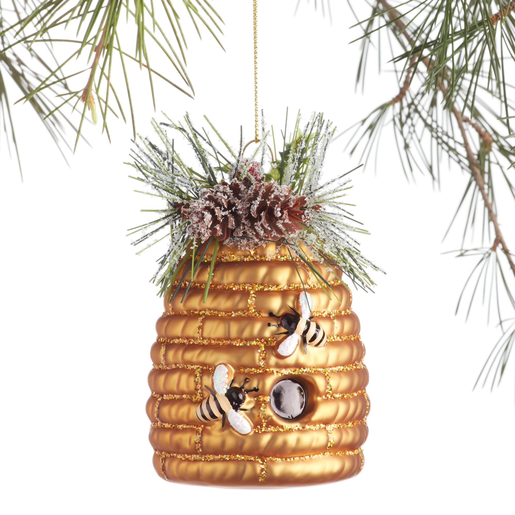 Glass Beehive Ornament by World Market