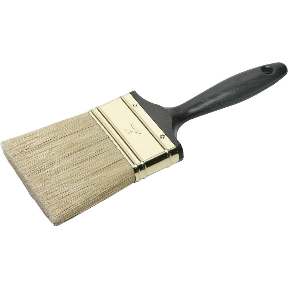 SKILCRAFT Nylon- Polyester Blend Flat 3-in Paint Brush | NSN5964248