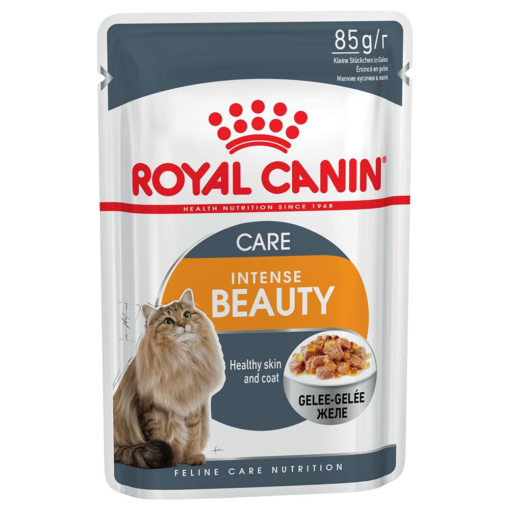 Royal Canin Intense Beauty in Jelly - Saver Pack: 48 x 85g