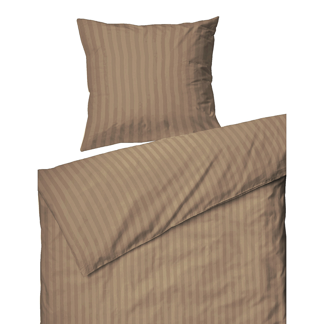 SINNERUP Stripe sengetøj (LATTE, 140X200)