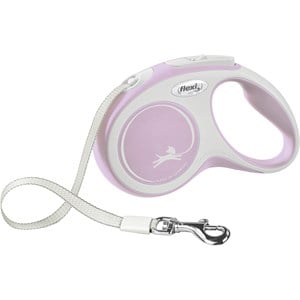 Koppel Flexi New Comfort Band S 5 m Rosa