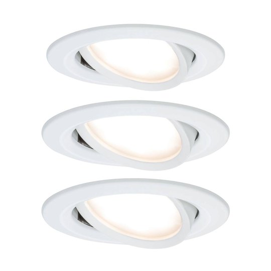 Paulmann Nova LED-kohdevalaisin 3 kpl, valkoinen