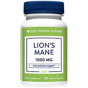 Lion's Mane - Nootropic Mushroom Formula for Brain & Nerve Support - 1,000 MG (120 Vegetable Capsules)