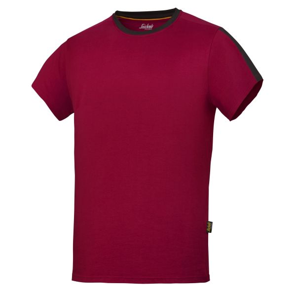Snickers 2518 AllroundWork T-skjorte rød XS
