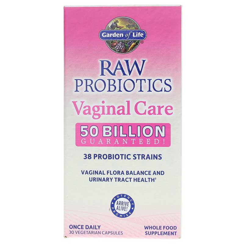 Garden of Life Raw Probiotics Vaginal Care 30 Veg Capsules