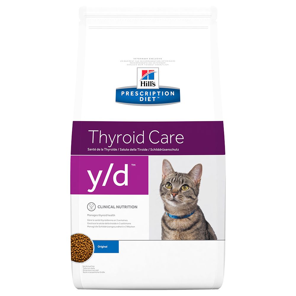 Hill's Prescription Diet Feline y/d Thyroid Care - Economy Pack: 2 x 5kg