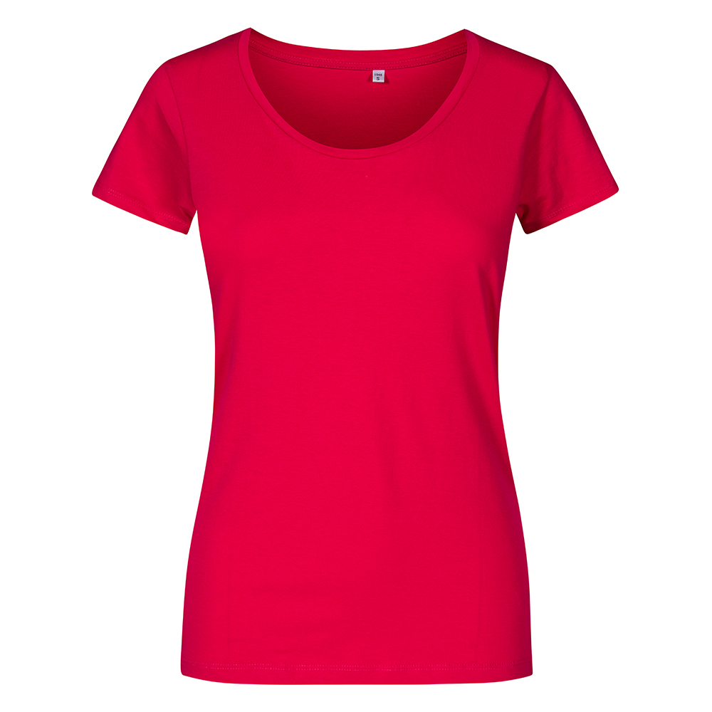 X.O Deep Scoop T-Shirt Plus Size Damen, Pink, XXL