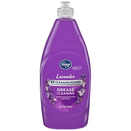 Kroger Lavender Ultra Concentrated Grease Cleaning Liquid Dish Soap - 24.0 fl oz