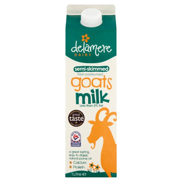 Delamere Dairy Semi Skimmed Goats Milk Fresh