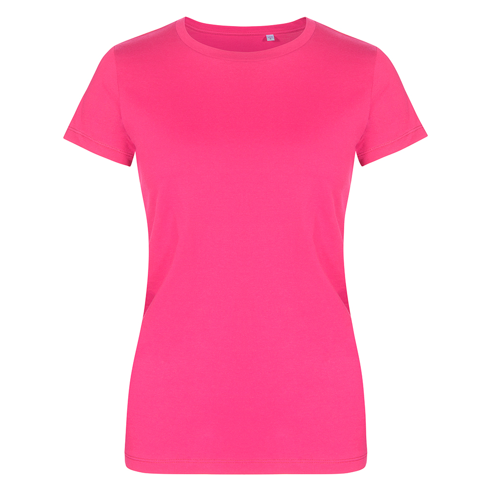 X.O Rundhals T-Shirt Plus Size Damen, Pink, XXL
