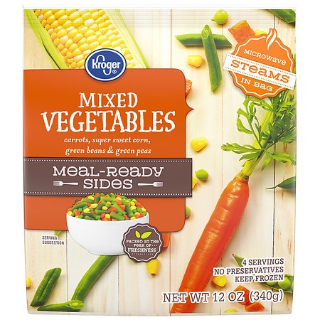 Kroger Mixed Vegetables Meal-Ready Sides - 12.0 oz