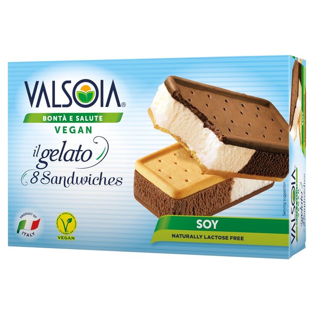 Valsoia 8 Soya Ice Cream Sandwiches
