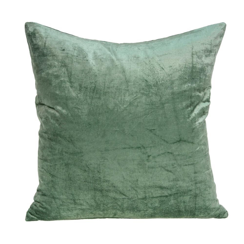 HomeRoots Jordan Green Standard Cotton Viscose Blend Pillow Case | 334009