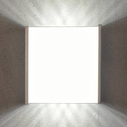 Casablanca Box LED-seinävalaisin 10,5cm alumiini