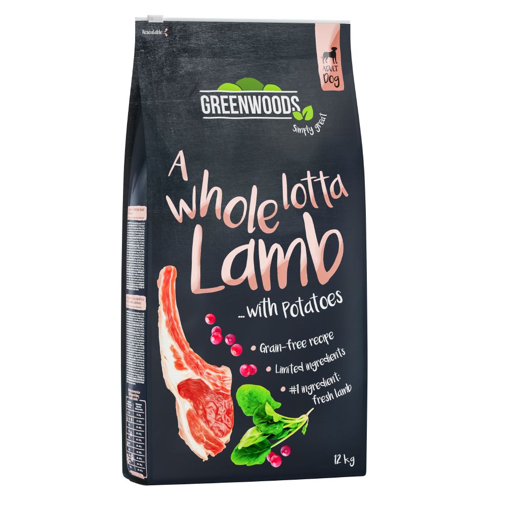 Greenwoods Economy Pack 2 x 12kg - Beef with Lentils, Potatoes & Carrots