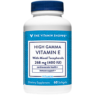 Vitamin E-400 High Gamma - Supports Immune & Cardiovascular Health - 400 IU (60 Softgels)