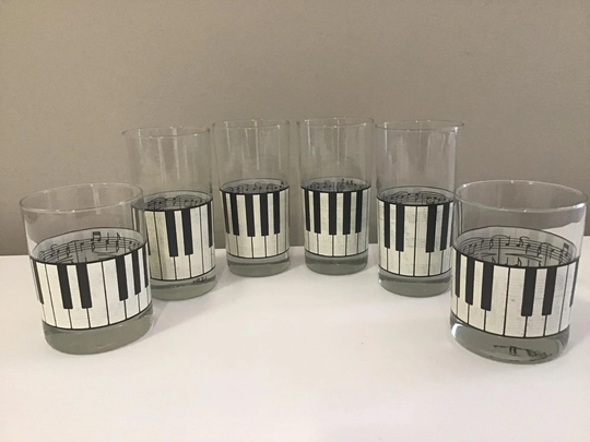 Piano Cocktail Glass
