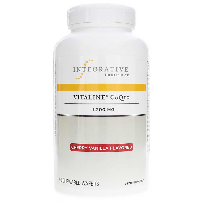 Integrative Therapeutics Vitaline CoQ10 400 Mg Cherry Vanilla Flavor 90 Chewable Wafers