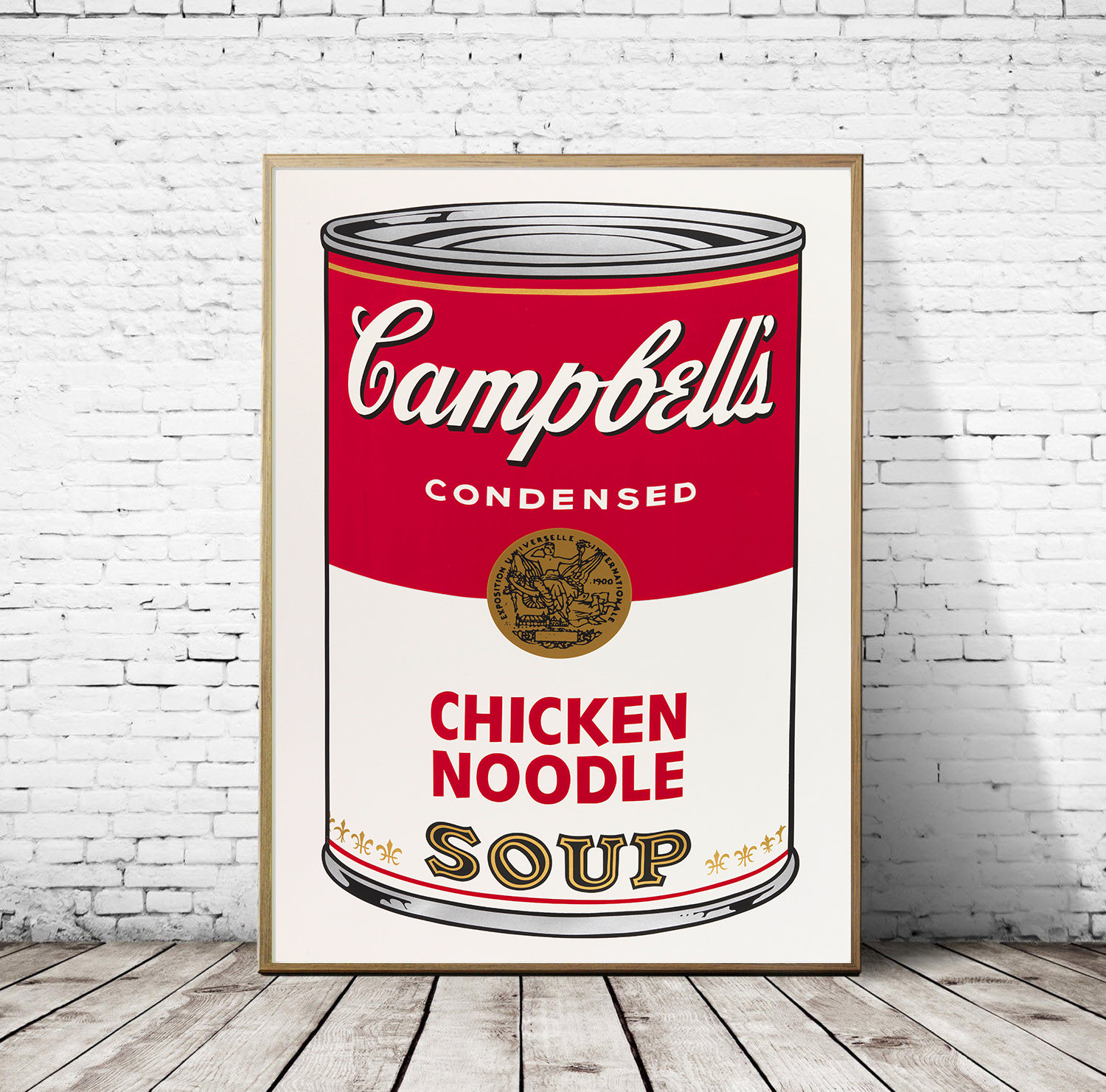 Andy Warhol - Campbells Chicken Noodle Soup, Giclee Print, Poster