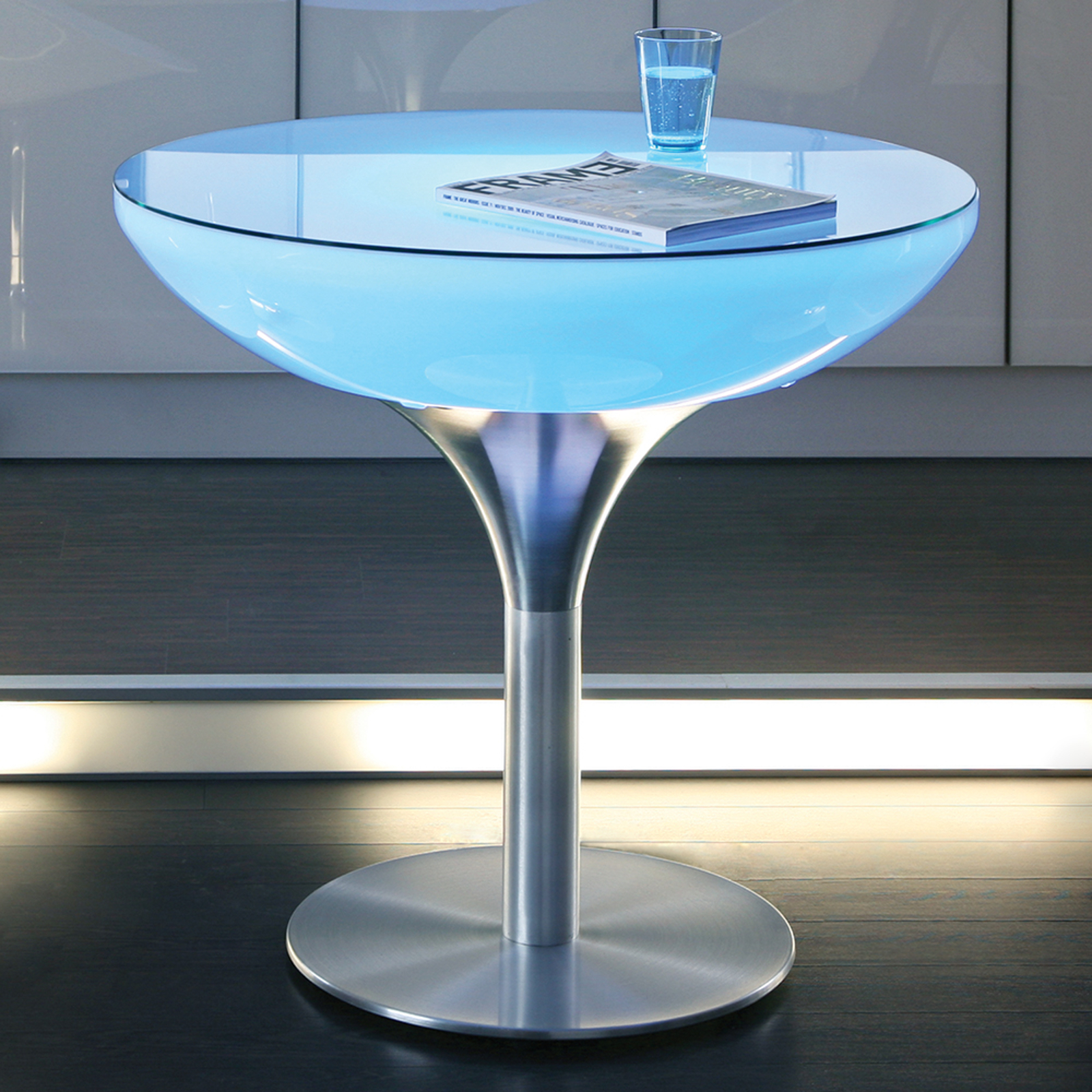 Ohjattava pöytä Lounge LED Pro Accu 75 cm