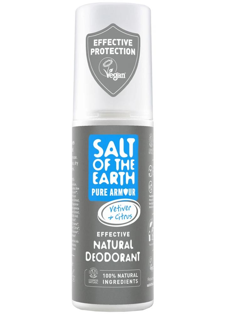 Salt of the Earth Pure Armour Vetiver and Citrus Deodorant Spray