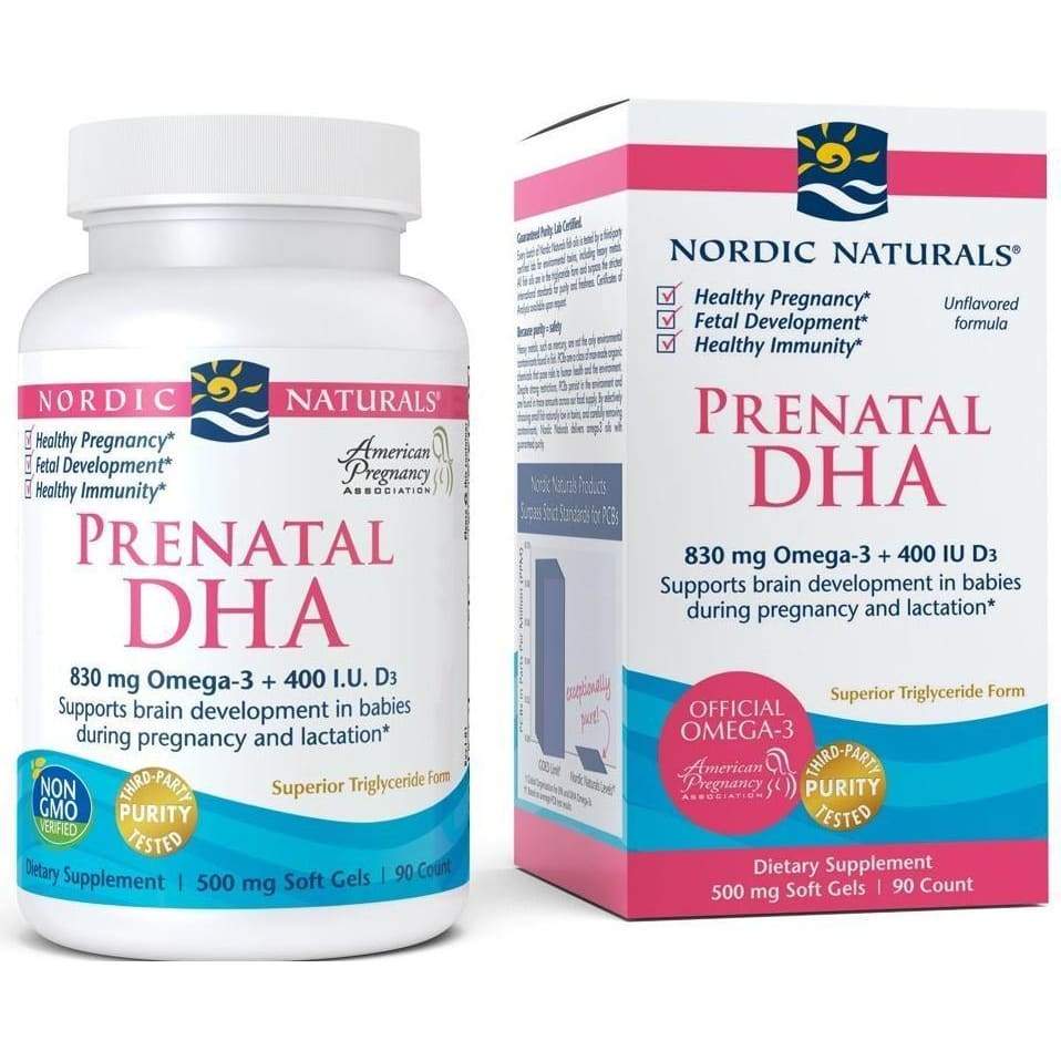 Prenatal DHA, 830mg Strawberry - 90 softgels