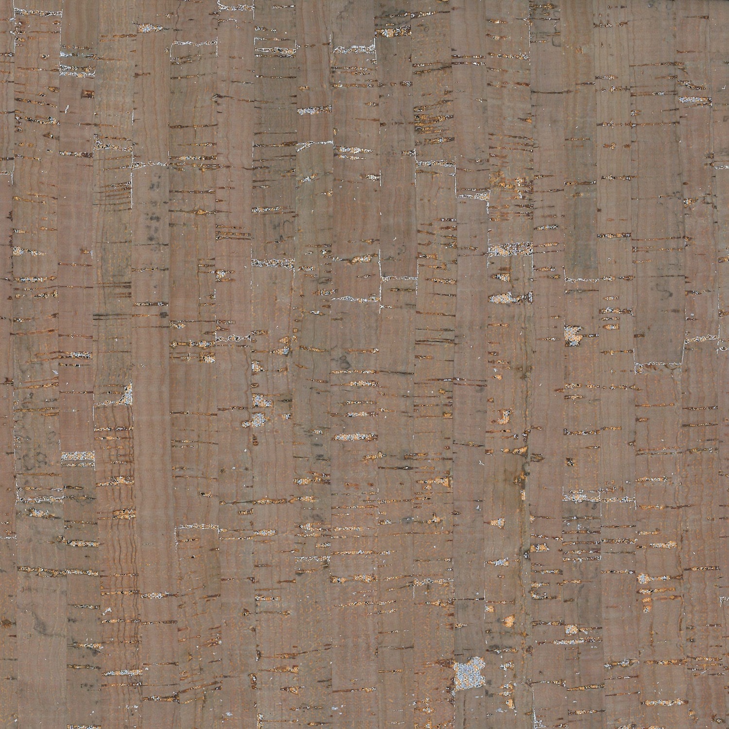 Taupe/Silver Cork Blend Fabric - 18In X 15In Roll Belagio #bpc-98-82