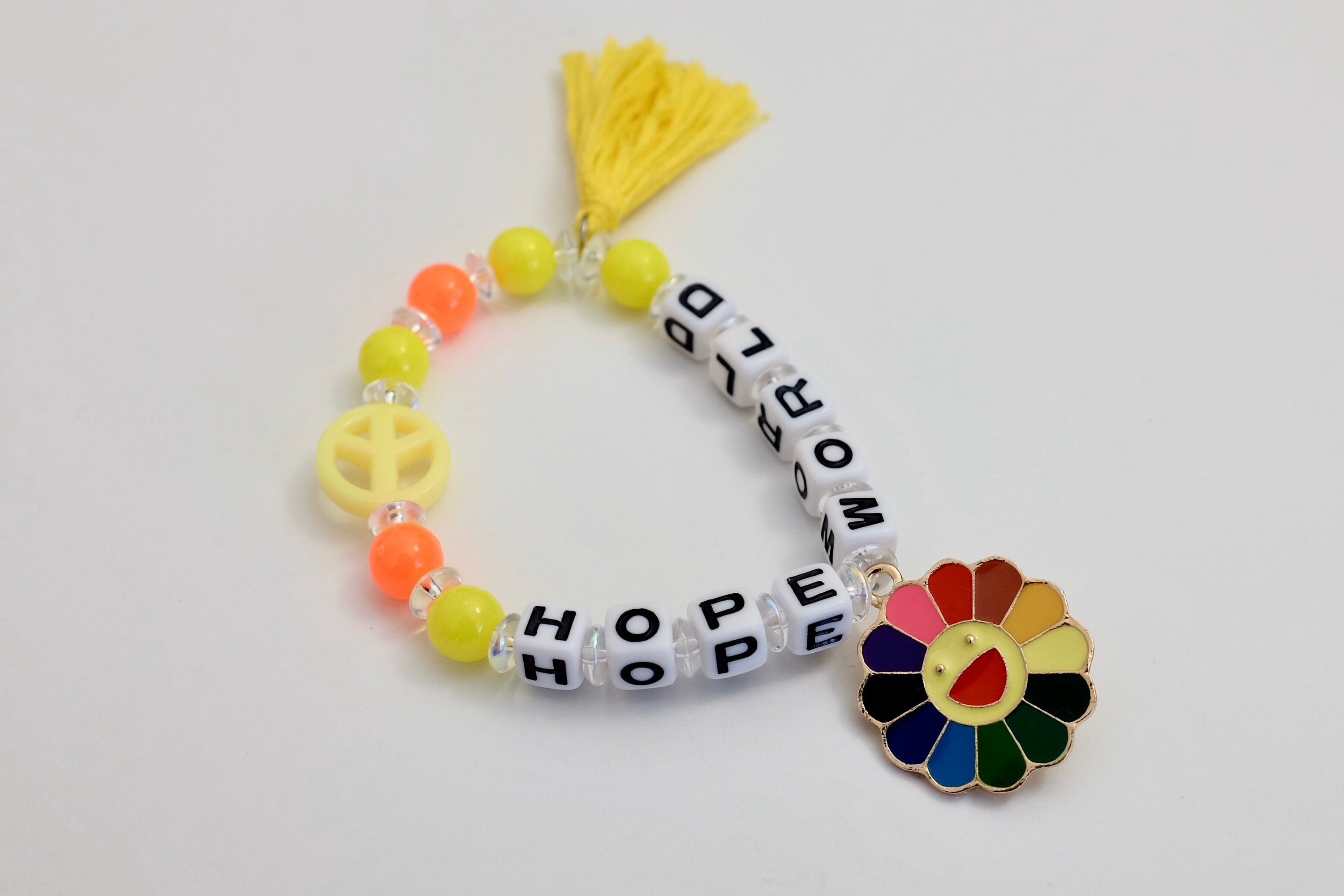 Bts Jhope Hope World Beaded Charm Bracelet